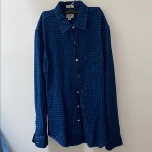 JCREW  Classic Blue Plaid Men's Shirt